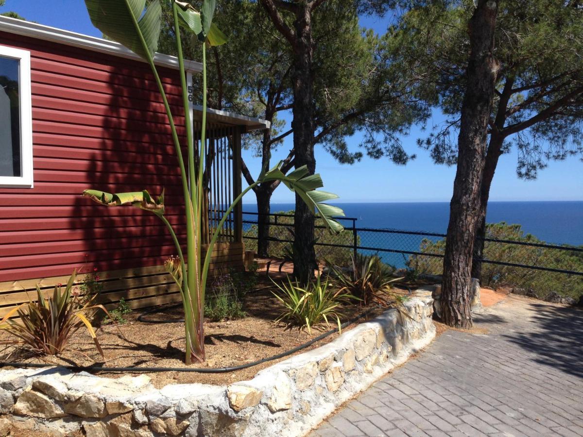 Camping Roca Grossa Calella Bagian luar foto