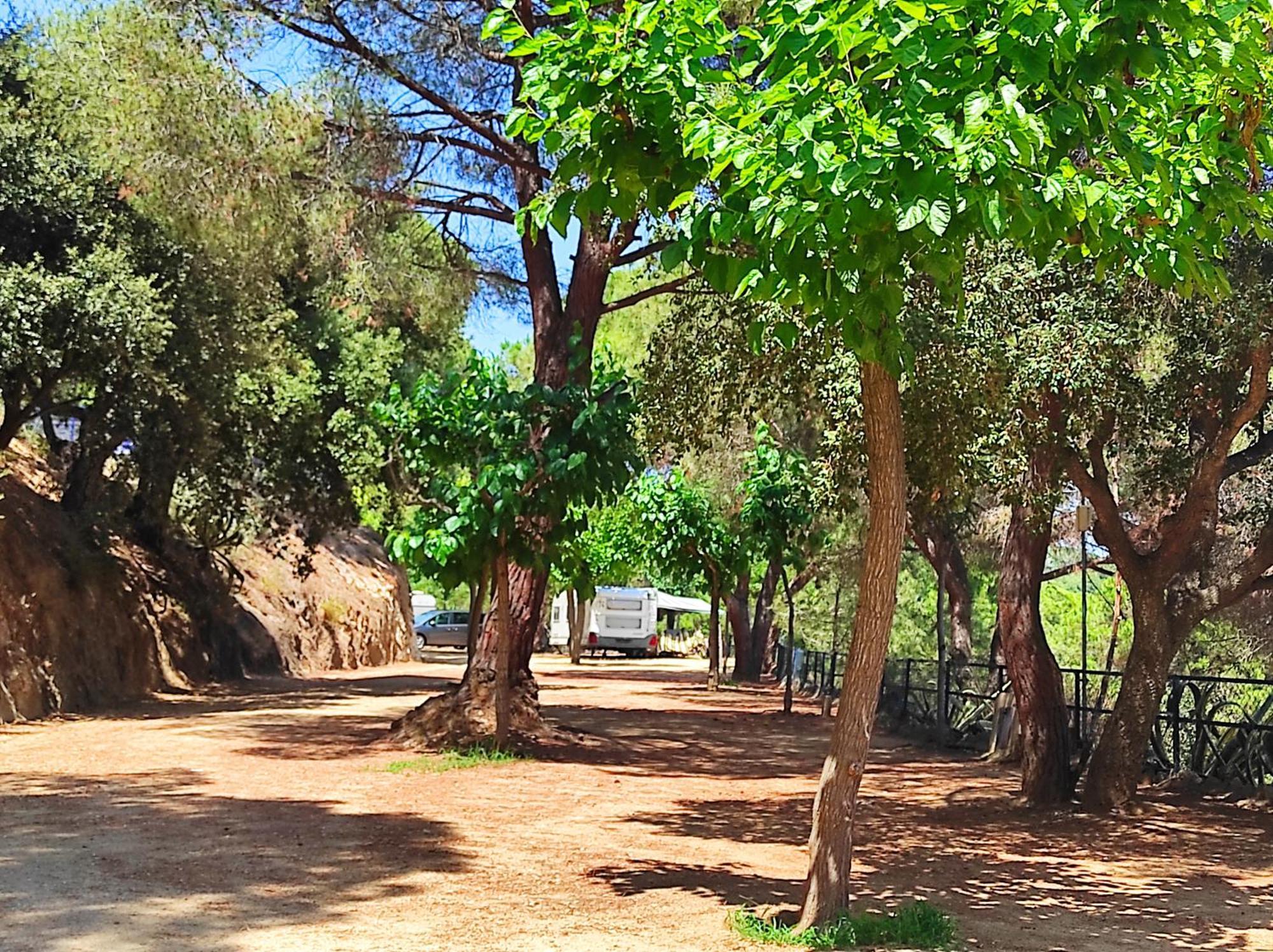 Camping Roca Grossa Calella Bagian luar foto