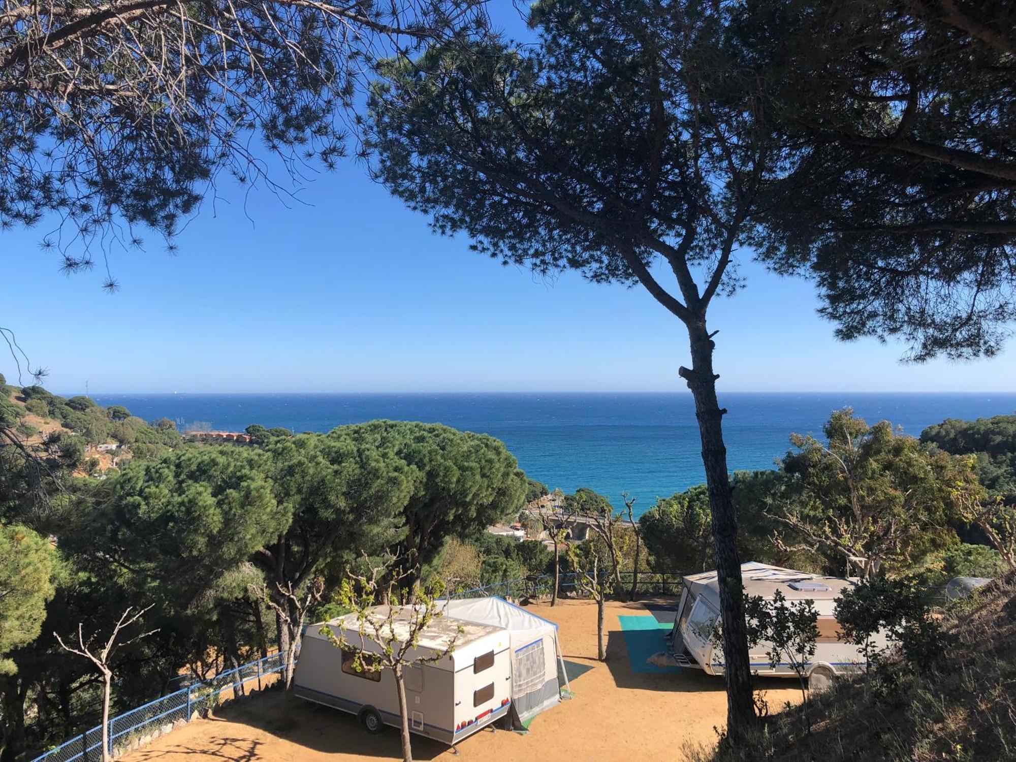 Camping Roca Grossa Calella Bagian luar foto