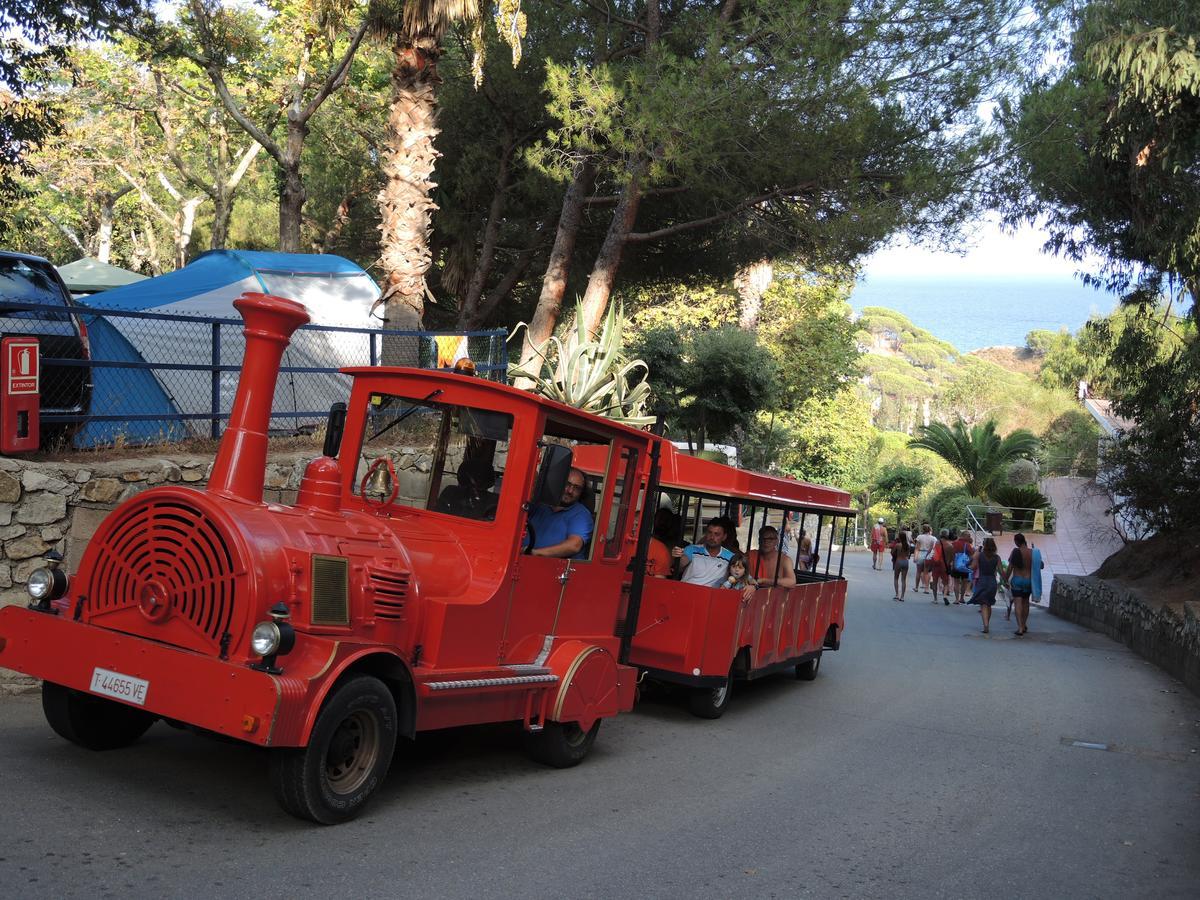 Camping Roca Grossa Calella Bagian luar foto