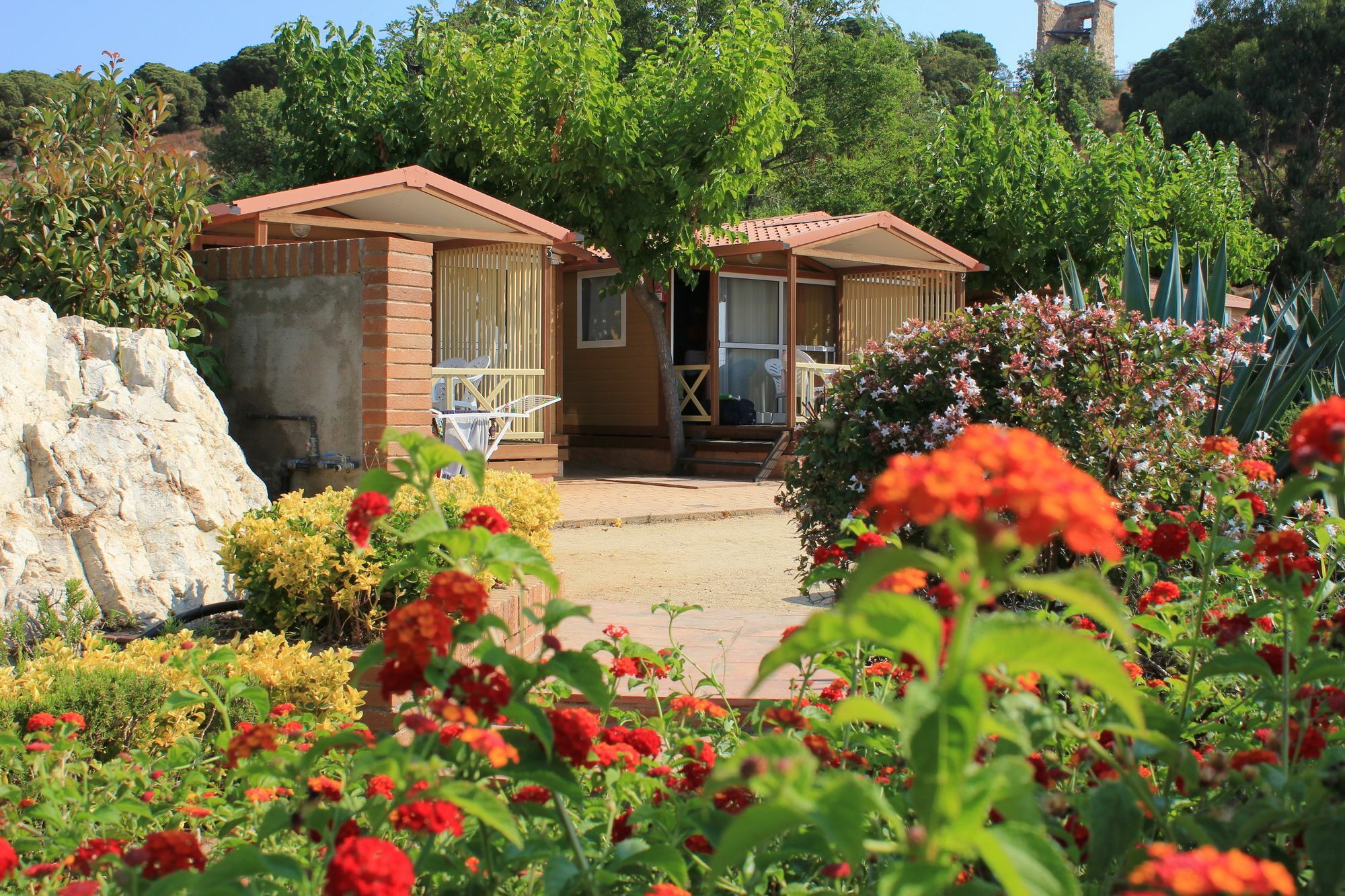 Camping Roca Grossa Calella Bagian luar foto